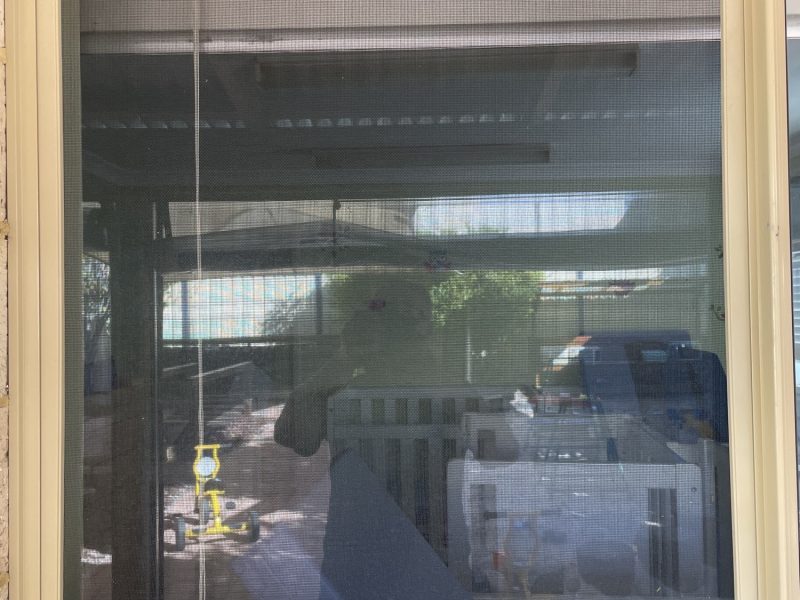 New flyscreen installed to a window
