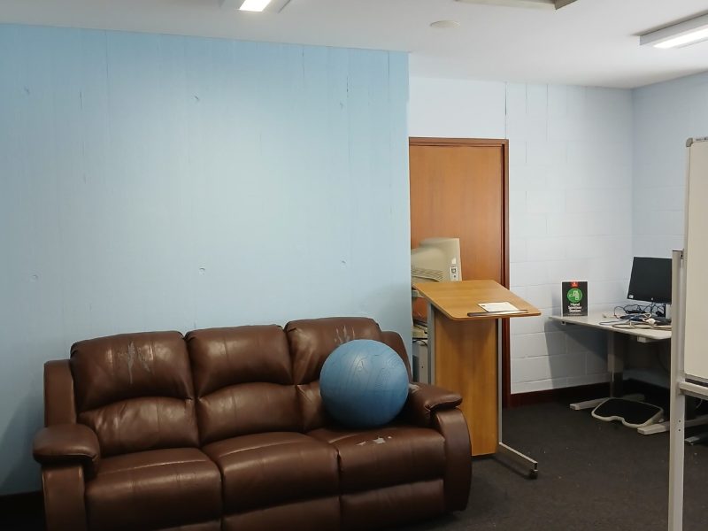 Refreshed library room with a new topcoat finish